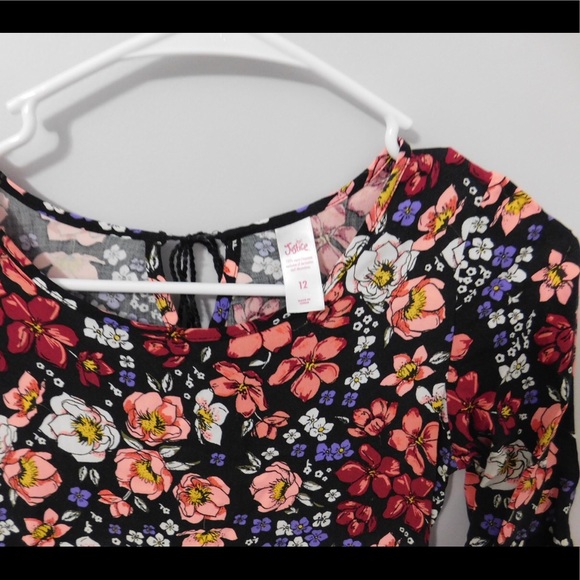 JUSTICE FLORAL DRESS - Picture 3 of 4